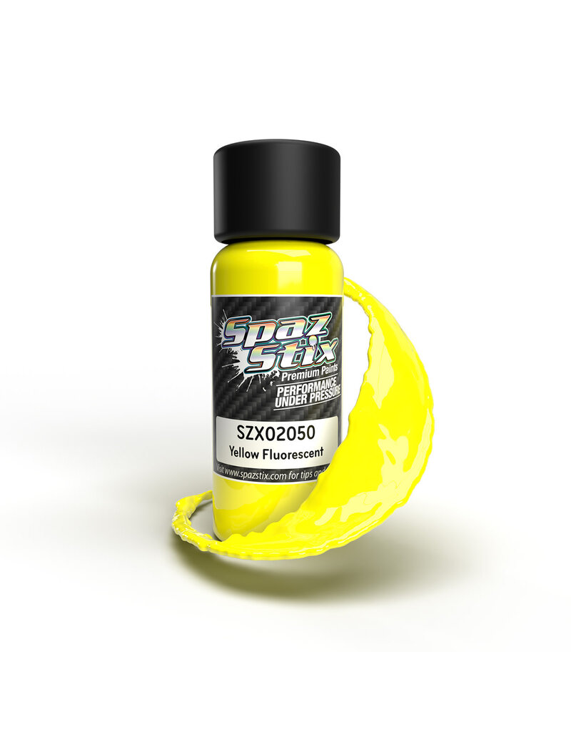 SPAZ STIX SZX02050 FLUORESCENT YELLOW AIRBRUSH PAINT