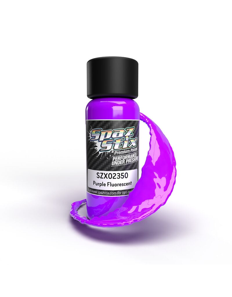 SPAZ STIX SZX02350 FLUORESCENT PURPLE AIRBRUSH PAINT