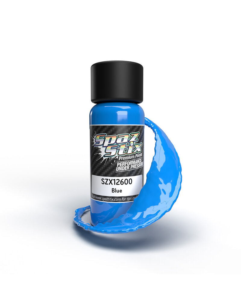 SPAZ STIX SZX12600 SOLID BLUE AIRBRUSH PAINT