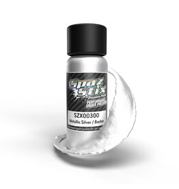 SPAZ STIX SZX00300 SILVER METALLIC COLOR OR CANDY BACKER AIRBRUSH PAINT