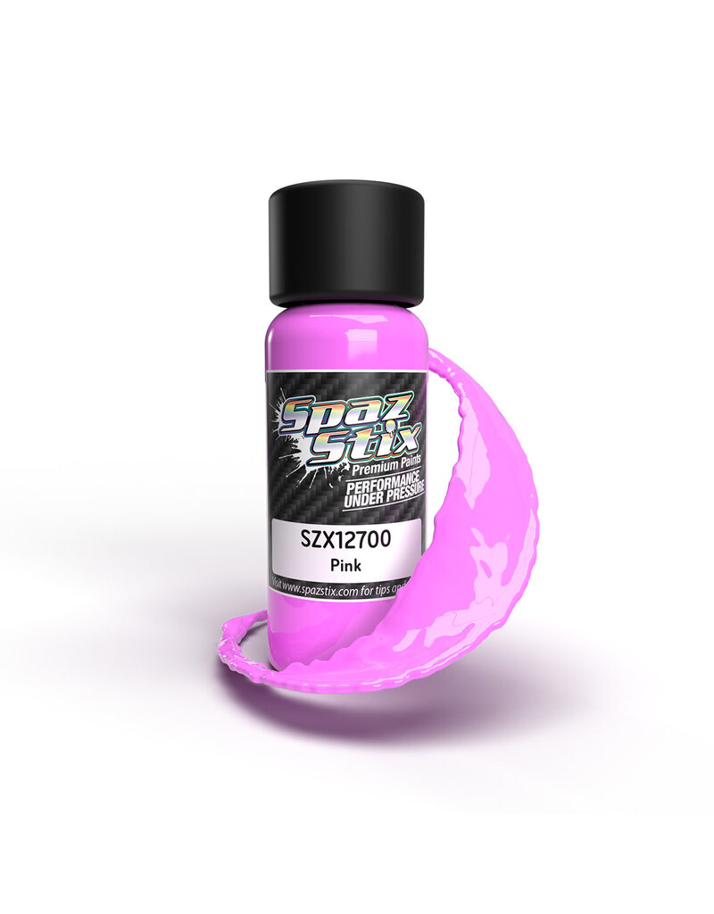 SPAZ STIX SZX12700 SOLID PINK AIRBRUSH PAINT