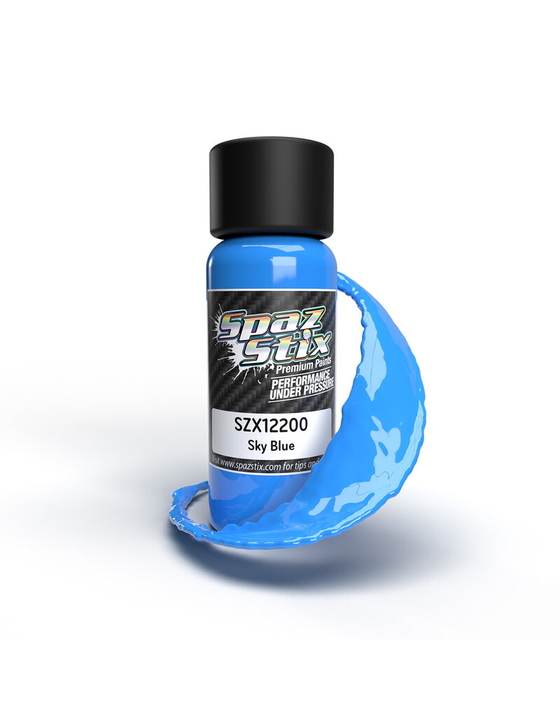SPAZ STIX SZX12200 SOLID SKY BLUE AIRBRUSH PAINT