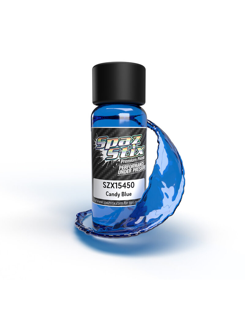 SPAZ STIX SZX15450 CANDY BLUE AIRBRUSH PAINT