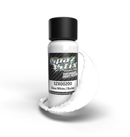 SPAZ STIX SZX00200 SOLID WHITE  BACKER AIRBRUSH PAINT