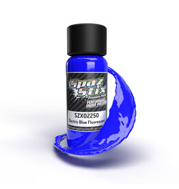 SPAZ STIX SZX02250 FLUORESCENT ELECTRIC BLUE AIRBRUSH PAINT