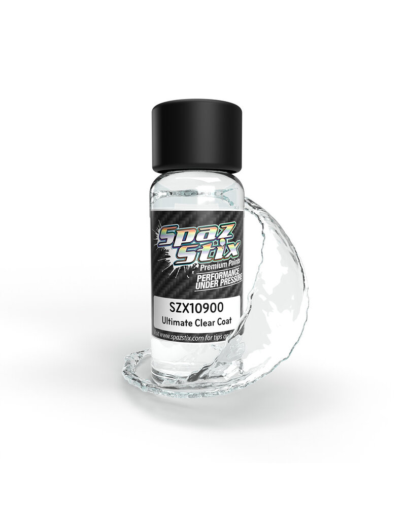 SPAZ STIX SZX10900 ULTIMATE CLEAR COAT AIRBRUSH PAINT