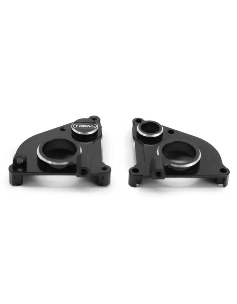 TREAL TRLX002MDL4NL AXIAL SCX24 CNC ALUMINUM TRANSMISSION CASE (BLACK)