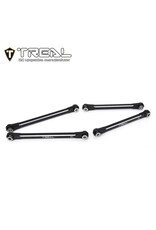 TREAL TRLX003P9OEU1 AXIAL UTB18 ALUMINUM UPPER CHASSIS 4-LINK UPGRADE SET (BLACK)