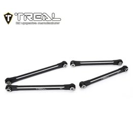 TREAL TRLX003P9OEU1 AXIAL UTB18 ALUMINUM UPPER CHASSIS 4-LINK UPGRADE SET (BLACK)