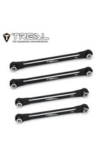 TREAL TRLX003P9OEU1 AXIAL UTB18 ALUMINUM UPPER CHASSIS 4-LINK UPGRADE SET (BLACK)