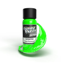 SPAZ STIX SZX02150 GREEN FLUORESCENT AIRBRUSH PAINT 2OZ