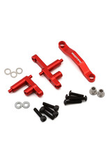 EXOTEK EXO2299 ARRMA GROM/LOSI NASCAR HD ALUMINUM STEERING BELLCRANK SET (RED)