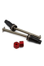 EXOTEK EXO2320 LOSI® NASCAR/ARRMA MOJAVE ALUMINUM 41MM REAR CVD DRIVESHAFTS & HEXES SET