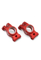 EXOTEK EXO2276 ARRMA TYPHON/GRANITE GROM ALUMINUM HD REAR HUBS (RED) (2)