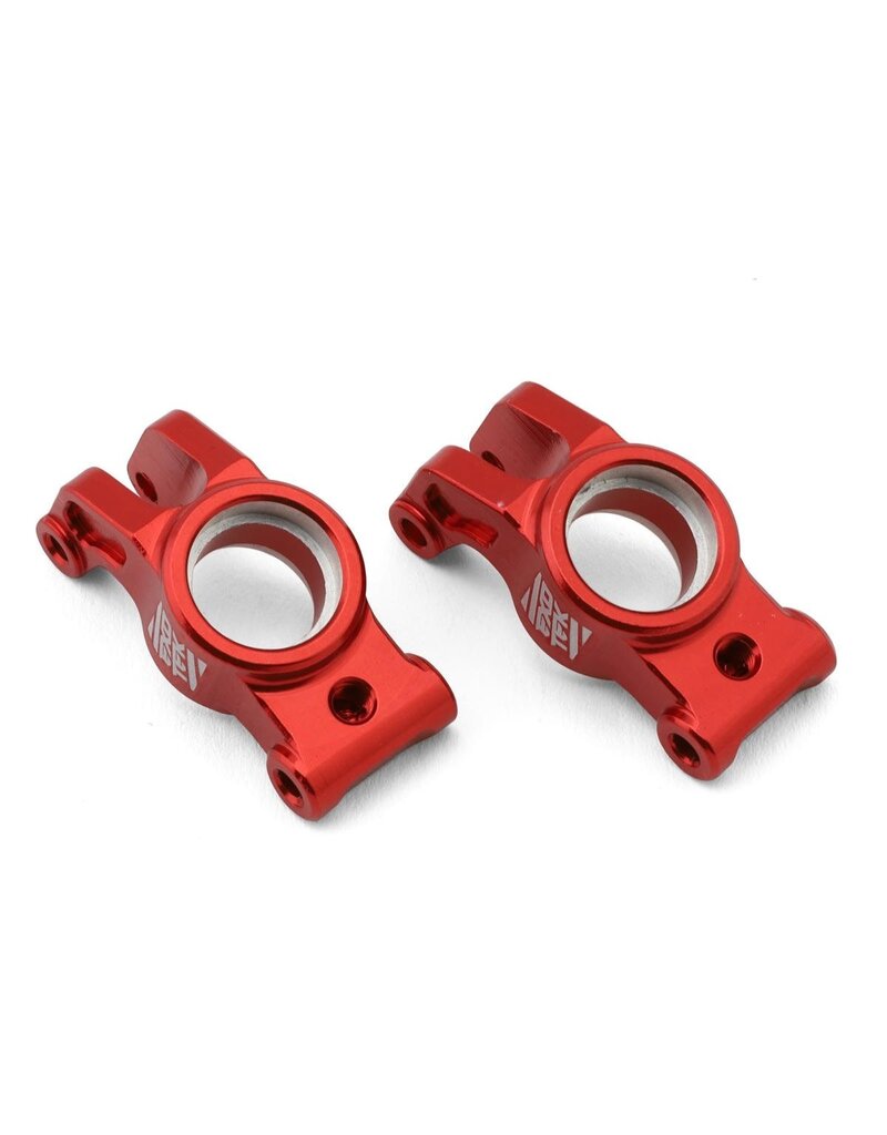 EXOTEK EXO2276 ARRMA TYPHON/GRANITE GROM ALUMINUM HD REAR HUBS (RED) (2)