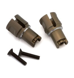 EXOTEK EXO2298 ARRMA GROM/LOSI NASCAR ALUMINUM DIFFERENTIAL OUTDRIVE CUPS (2)