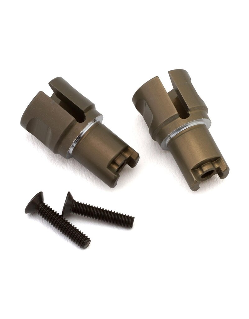 EXOTEK EXO2298 ARRMA GROM/LOSI NASCAR ALUMINUM DIFFERENTIAL OUTDRIVE CUPS (2)