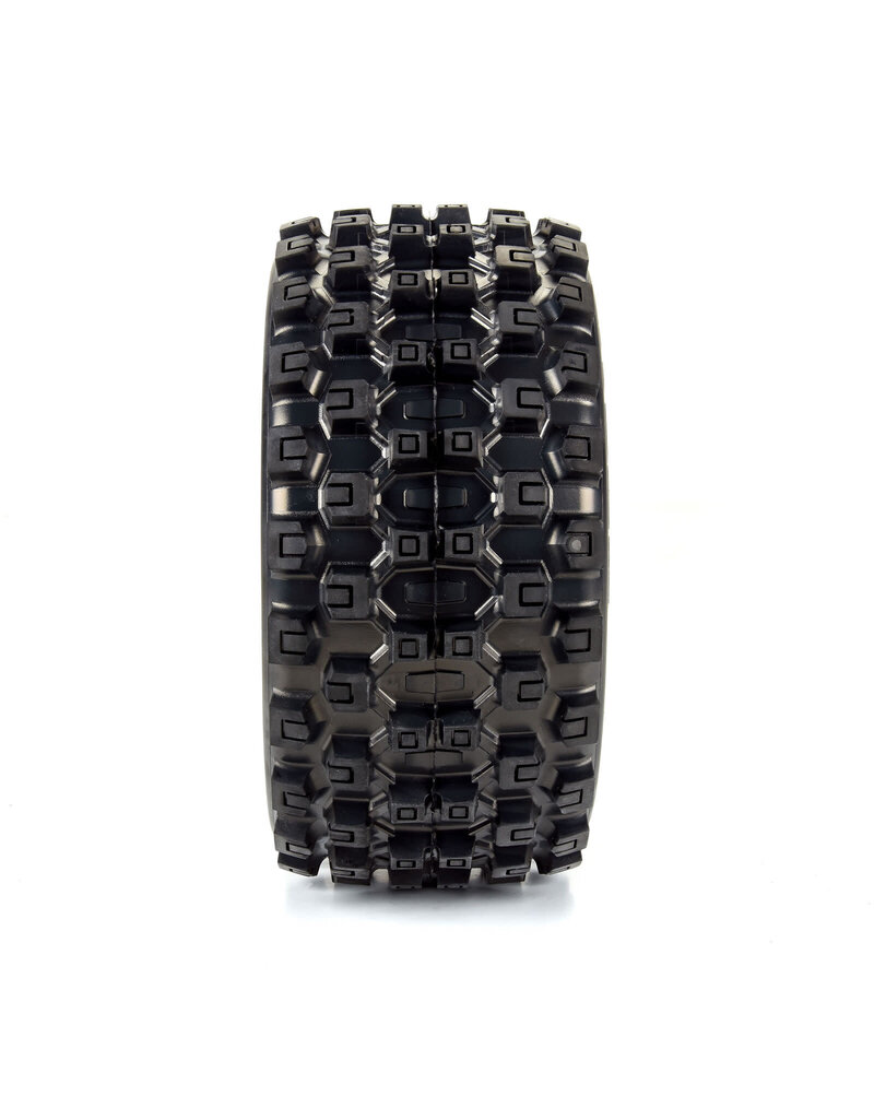 PROLINE RACING PRO1013114 LIMITED EDITION BADLANDS MX43 PRO-LOC F/R MOUNTED 24MM GRAY/BLACK IMPULSE (2) FOR X-MAXX