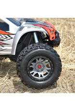 PROLINE RACING PRO1013114 LIMITED EDITION BADLANDS MX43 PRO-LOC F/R MOUNTED 24MM GRAY/BLACK IMPULSE (2) FOR X-MAXX