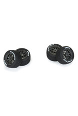 PROLINE RACING PRO1028310 GOODYEAR EAGLE RAIN TIRE F/R MTD GREY FOR LOSI NASCAR RACE CAR (4)