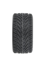 PROLINE RACING PRO1028310 GOODYEAR EAGLE RAIN TIRE F/R MTD GREY FOR LOSI NASCAR RACE CAR (4)