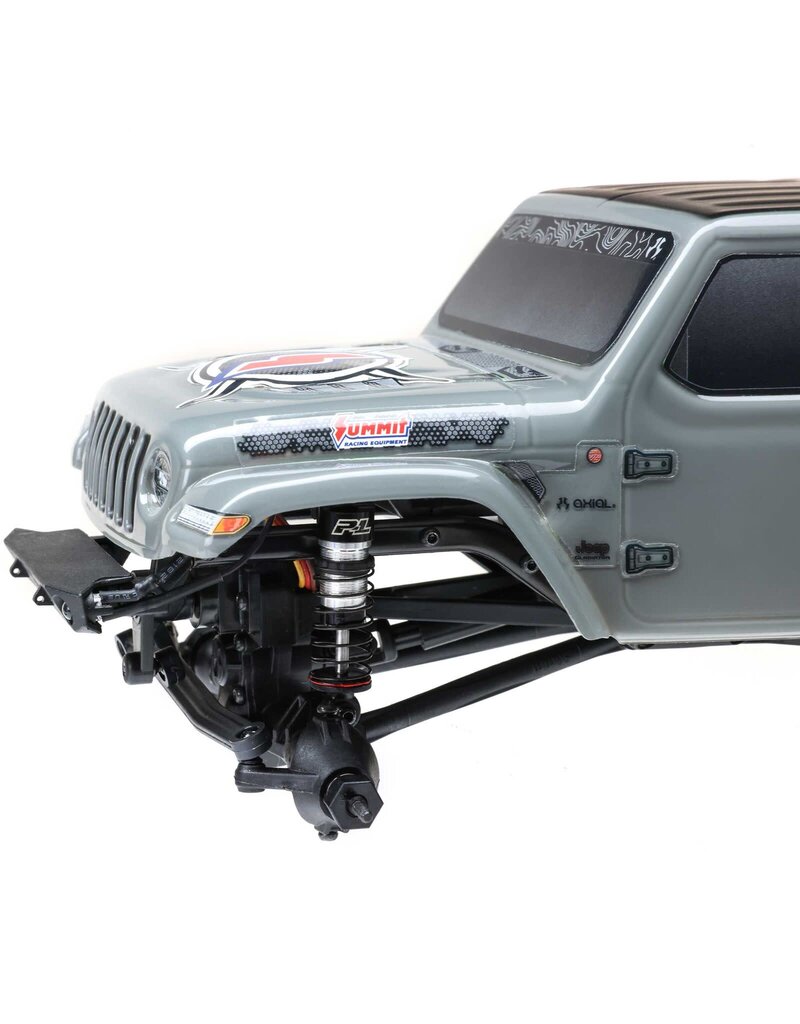 AXIAL AXI-2324 SCX24 SUMMIT RACING JEEP GLADIATOR 4X4 ROCK CRAWLER RTR, GRAY