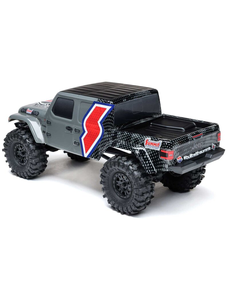 AXIAL AXI-2324 SCX24 SUMMIT RACING JEEP GLADIATOR 4X4 ROCK CRAWLER RTR, GRAY