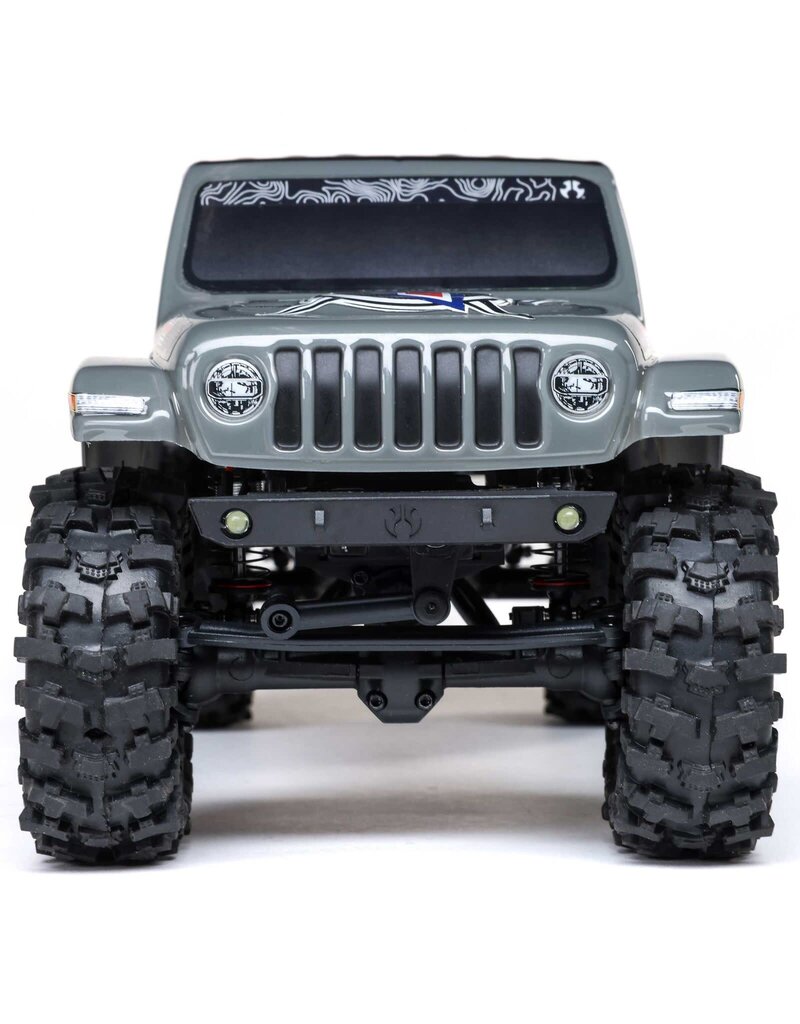 AXIAL AXI-2324 SCX24 SUMMIT RACING JEEP GLADIATOR 4X4 ROCK CRAWLER RTR, GRAY