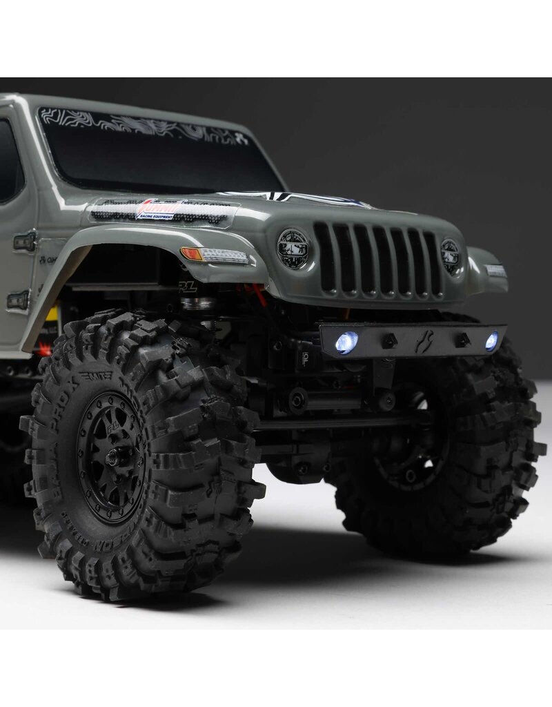 AXIAL AXI-2324 SCX24 SUMMIT RACING JEEP GLADIATOR 4X4 ROCK CRAWLER RTR, GRAY