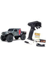 AXIAL AXI-2324 SCX24 SUMMIT RACING JEEP GLADIATOR 4X4 ROCK CRAWLER RTR, GRAY