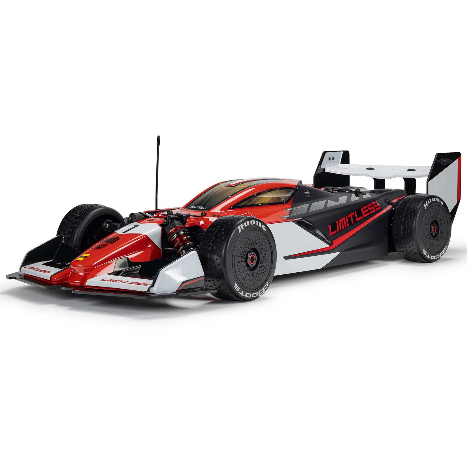ARA7816T1 1/7 LIMITLESS 120 8S BLX SPEED MACHINE RTR W AVC, RED