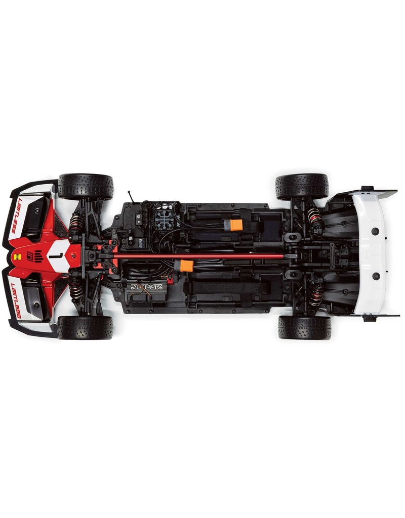 ARRMA ARA7816T1 1/7 LIMITLESS 120 8S BLX SPEED MACHINE RTR W AVC, RED/BLACK