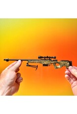 GOAT GUN GOASR-CAMO MINIATURE LICENSED REALTREE® 1/4 SCALE DIE-CAST AWM SR MODEL KIT (CAMO)