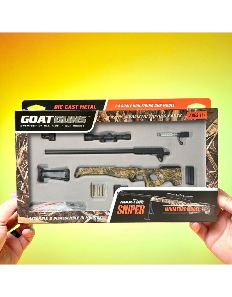 GOAT GUN GOASR-CAMO MINIATURE LICENSED REALTREE® 1/4 SCALE DIE-CAST AWM SR MODEL KIT (CAMO)