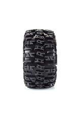 PROLINE RACING PRO1015114 LIMITED EDITION TRENCHER PRO-LOC F/R MOUNTED 24MM GRAY/BLACK IMPULSE (2) FOR X-MAXX