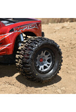 PROLINE RACING PRO1015114 LIMITED EDITION TRENCHER PRO-LOC F/R MOUNTED 24MM GRAY/BLACK IMPULSE (2) FOR X-MAXX