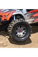 PROLINE RACING PRO1015114 LIMITED EDITION TRENCHER PRO-LOC F/R MOUNTED 24MM GRAY/BLACK IMPULSE (2) FOR X-MAXX