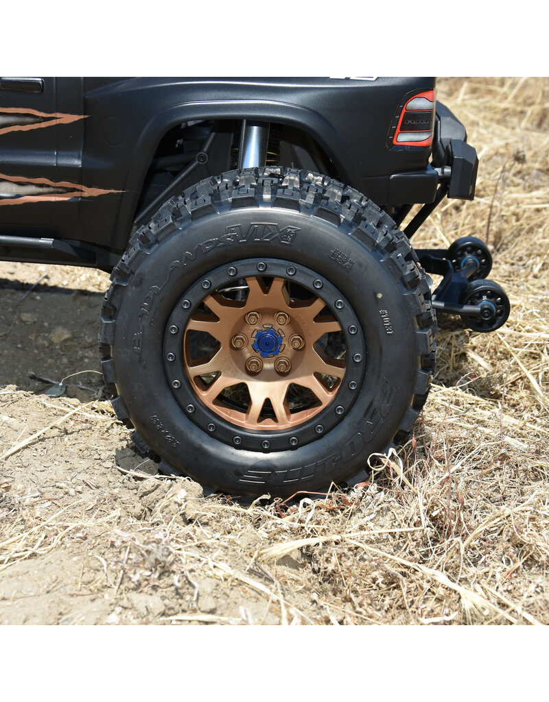 PROLINE RACING PRO1013115 LIMITED EDITION BADLANDS MX43 PRO-LOC F/R MOUNTED 24MM BRONZE/BLACK IMPULSE (2) FOR X-MAXX