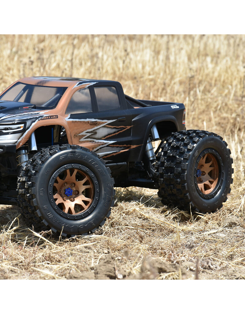 PROLINE RACING PRO1013115 LIMITED EDITION BADLANDS MX43 PRO-LOC F/R MOUNTED 24MM BRONZE/BLACK IMPULSE (2) FOR X-MAXX
