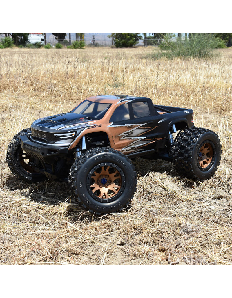 PROLINE RACING PRO1013115 LIMITED EDITION BADLANDS MX43 PRO-LOC F/R MOUNTED 24MM BRONZE/BLACK IMPULSE (2) FOR X-MAXX