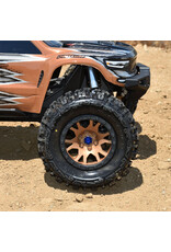 PROLINE RACING PRO1015115 LIMITED EDITION TRENCHER PRO-LOC F/R MOUNTED 24MM BRONZE/BLACK IMPULSE (2) FOR X-MAXX