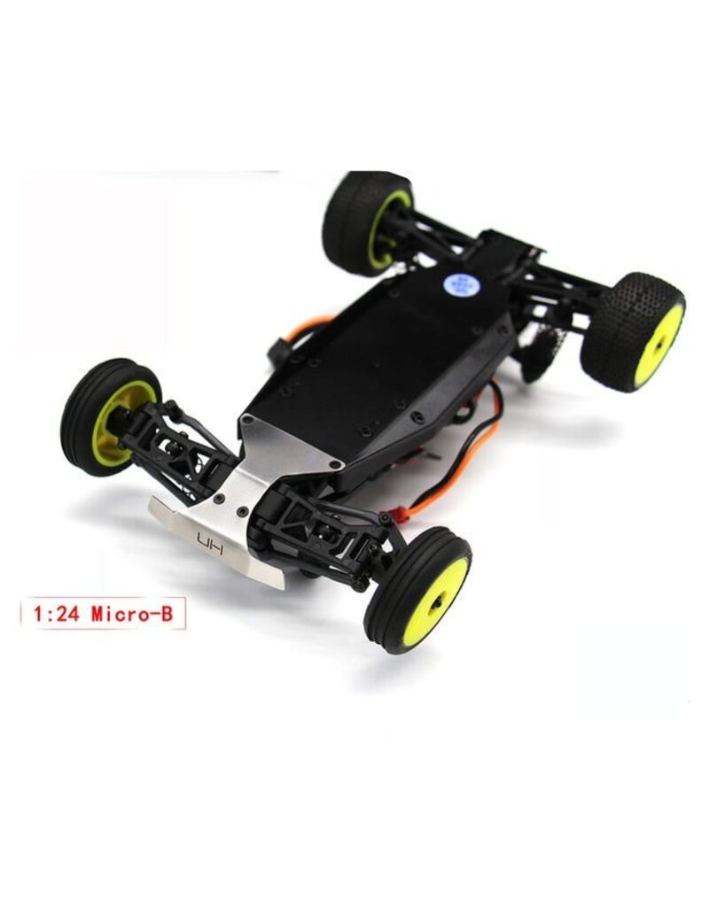 HOT RACING HRALMCB331X08 LOSI® MICRO-B™/T™ FRONT STAINLESS STEEL SKID PLATE BUMPER