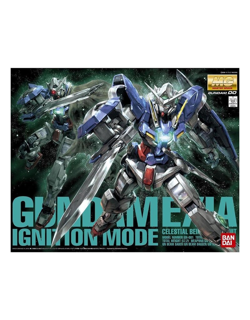 BANDAI BAS2086184 1/100 MG GN-001 GUNDAM EXIA IGNITION MODE "GUNDAM 00" PLASTIC MODEL KIT