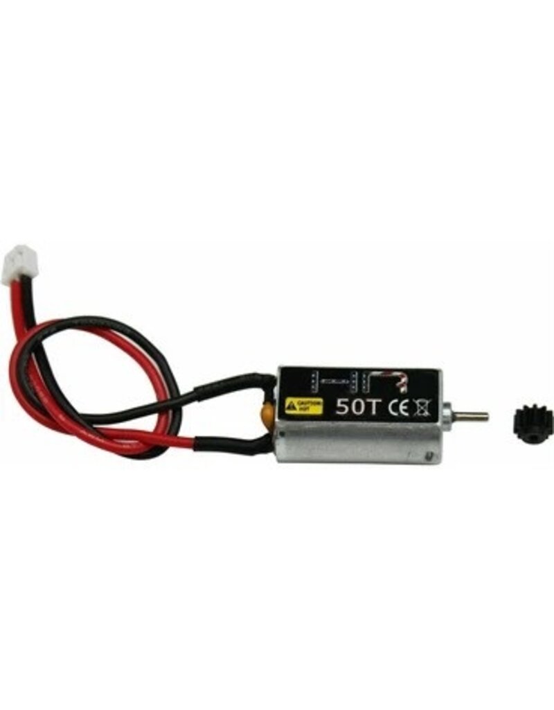 HOT RACING HRALMCB50M11 50T HT MOTOR WITH 11T GEAR MICRO B