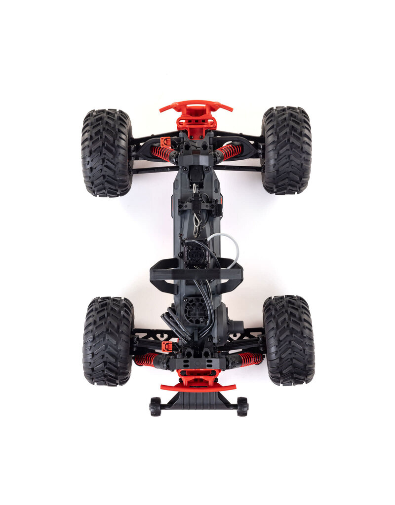 ARRMA ARA3537T1 1/10 QUAKE 223S 2WD RTR BRUSHLESS MONSTER TRUCK, RED