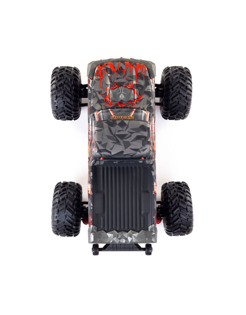 ARRMA ARA3537T1 1/10 QUAKE 223S 2WD RTR BRUSHLESS MONSTER TRUCK, RED