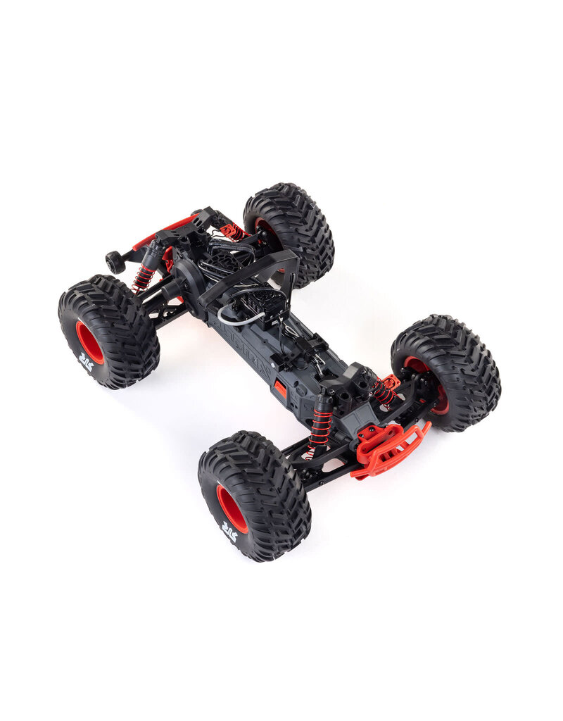 ARRMA ARA3537T1 1/10 QUAKE 223S 2WD RTR BRUSHLESS MONSTER TRUCK, RED