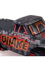 ARRMA ARA3537T1 1/10 QUAKE 223S 2WD RTR BRUSHLESS MONSTER TRUCK, RED