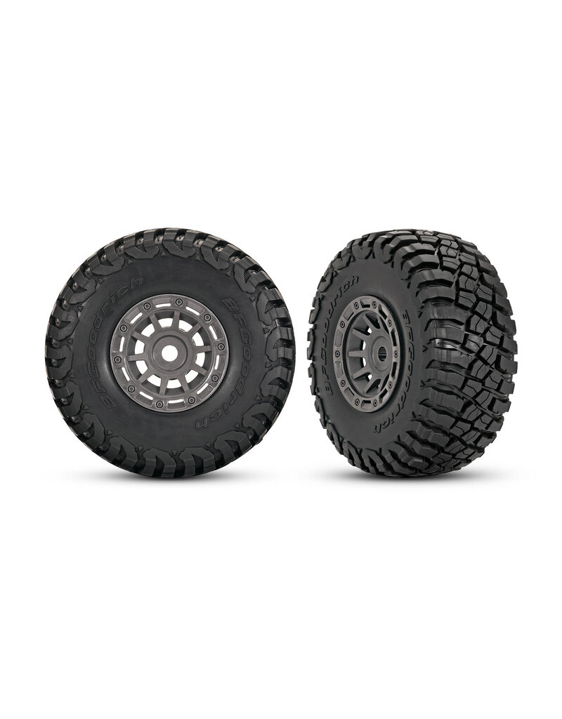 TRAXXAS TRA10870-GRAY T&W GRAY WHL BFG TIRE