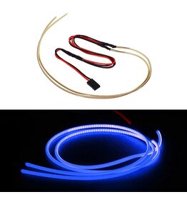 POWERHOBBY PHB7375BLUE FLEXIBLE CUTTABLE LED STRIP LIGHTS 1/24 1/28 SCX24 ( BLUE )